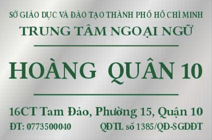 Giấy phép TTNN Hoàng Quân 10